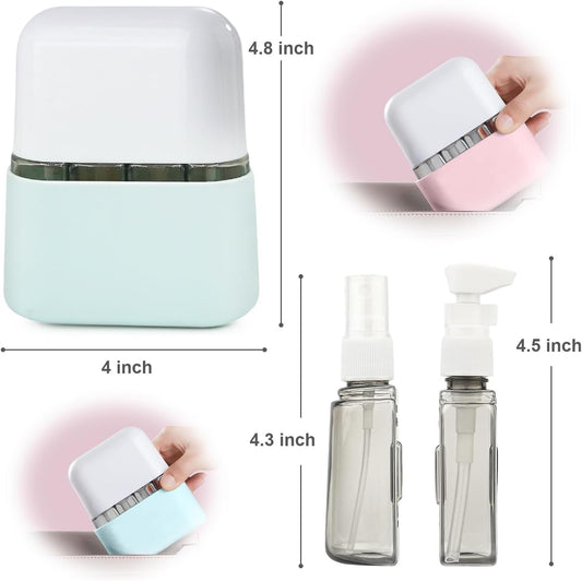 Travel Bottle Set, 8 Pack TSA Approved Travel Size Bottles, Travel Containers Dispenser, Travel Shampoo Bottles for Cosmetic Conditioner and Lotion