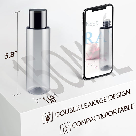 150ML/5OZ Travel Size Toiletries, 3 Pack Travel Size Containers