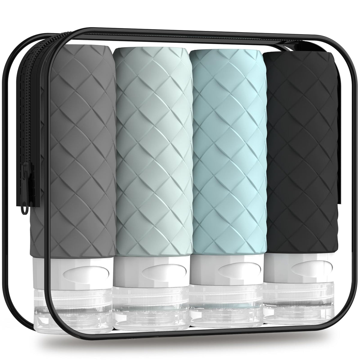 Silevoler Travel Bottles for Toiletries, TSA-Approved Travel Size Container