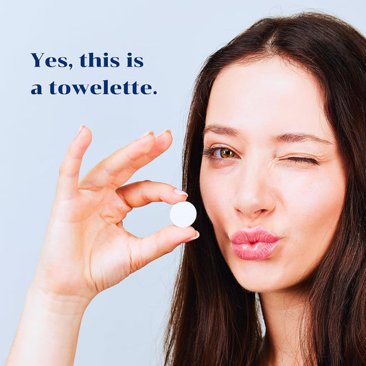Compressed Towels Tablets, 100 Count