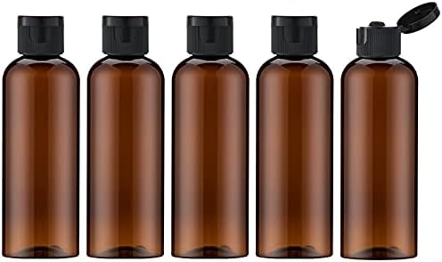 LISAPACK 3.4 oz Travel Bottles for Toiletries, Plastic Shampoo Containers