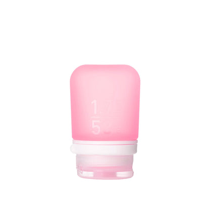 humangear GoToob+ (Small) | Refillable Silicone Travel Bottle | Locking Lid | Food-Safe Material | Clear, Small (1.7 fl.oz; 53ml)