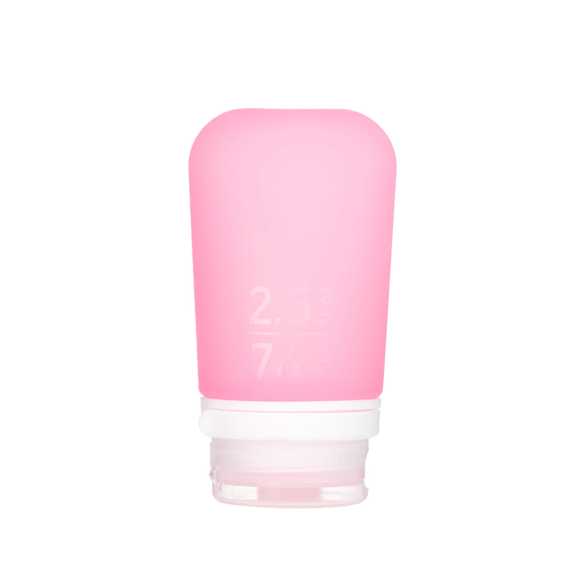 humangear GoToob+ (Small) | Refillable Silicone Travel Bottle | Locking Lid | Food-Safe Material | Clear, Small (1.7 fl.oz; 53ml)