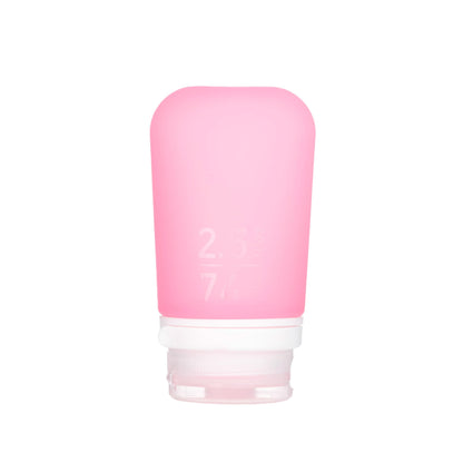 humangear GoToob+ (Small) | Refillable Silicone Travel Bottle | Locking Lid | Food-Safe Material | Clear, Small (1.7 fl.oz; 53ml)