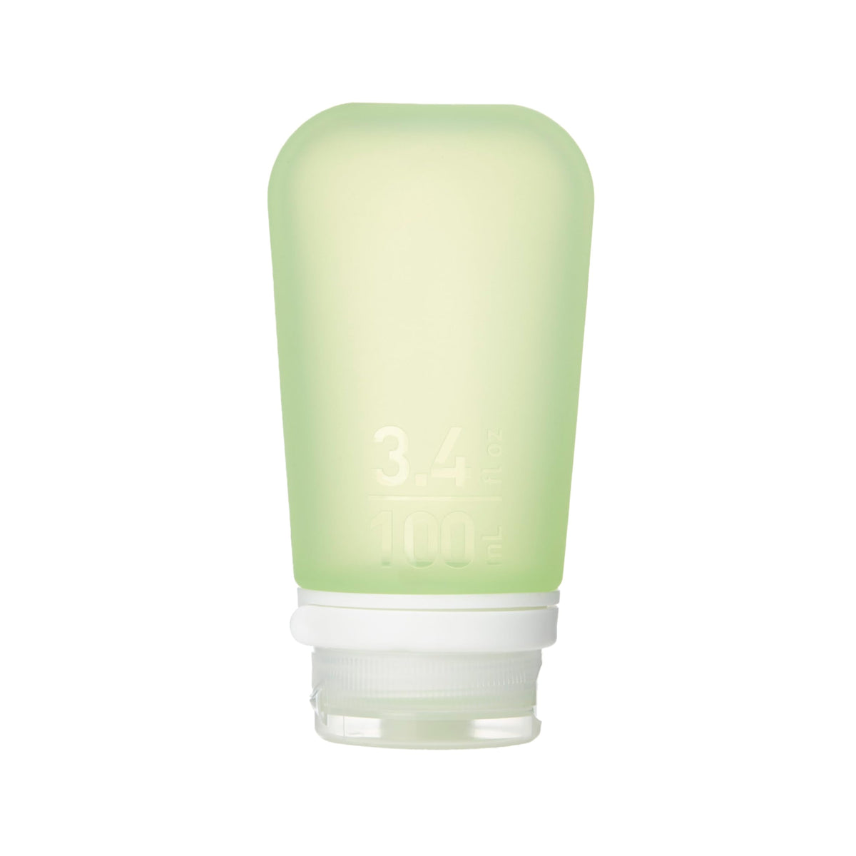 humangear GoToob+ (Small) | Refillable Silicone Travel Bottle | Locking Lid | Food-Safe Material | Clear, Small (1.7 fl.oz; 53ml)