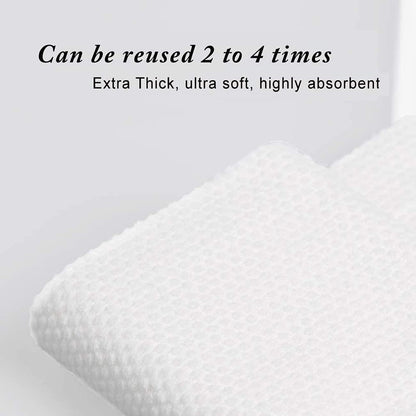 Disposable Bath Towel, Big Shower Towels, Portable Package for Travel,Hotel, Trip, Camping Use. Soft and Large Luxury Body Towels, 27.5 x 55 inch, White, 15 Pack
