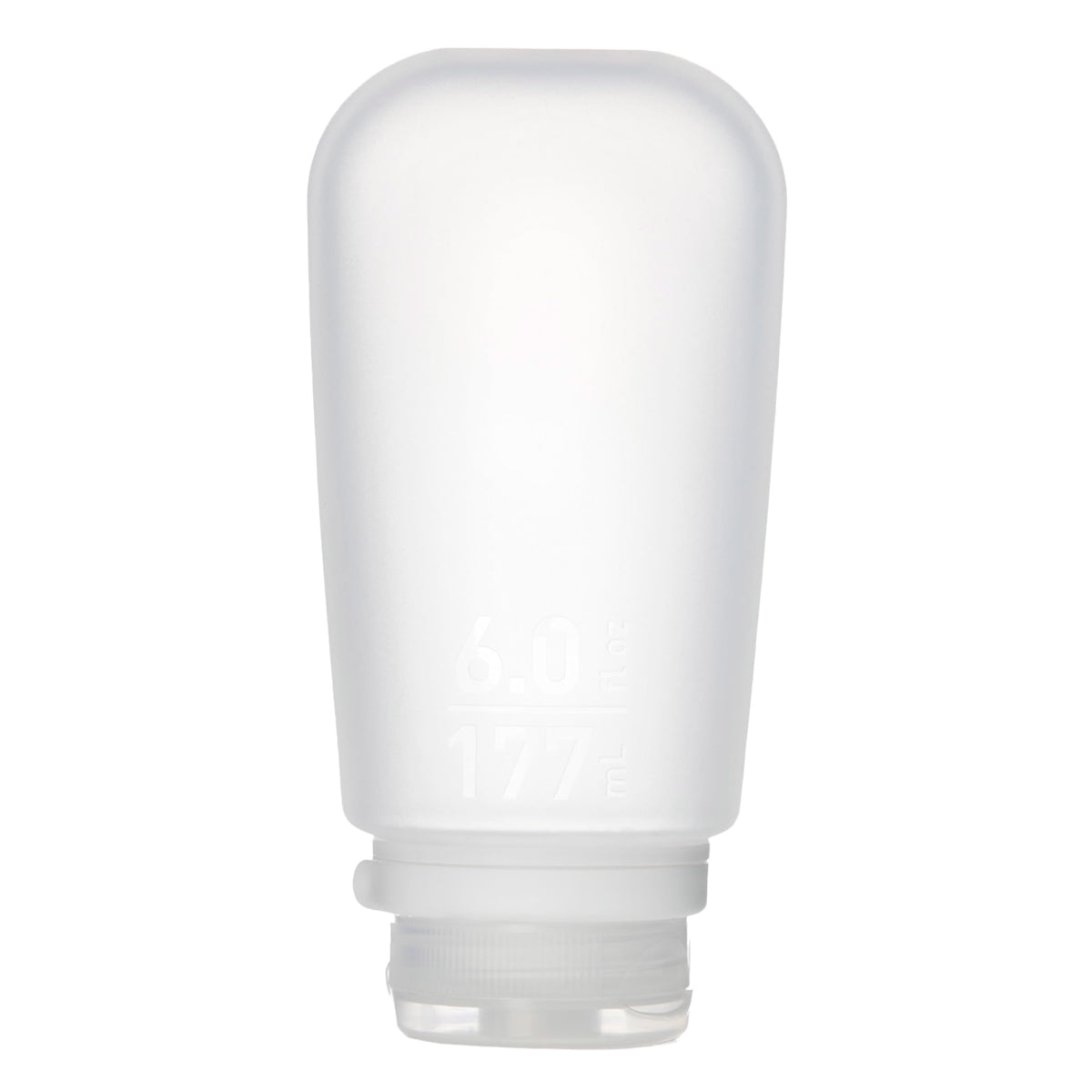 humangear GoToob+ (Small) | Refillable Silicone Travel Bottle | Locking Lid | Food-Safe Material | Clear, Small (1.7 fl.oz; 53ml)
