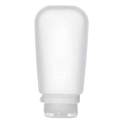 humangear GoToob+ (Small) | Refillable Silicone Travel Bottle | Locking Lid | Food-Safe Material | Clear, Small (1.7 fl.oz; 53ml)