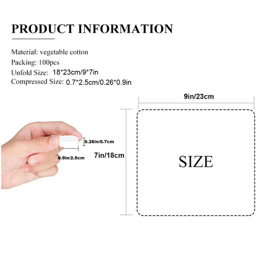 Coldcool Compressed Towels – Portable Disposable for Travel.