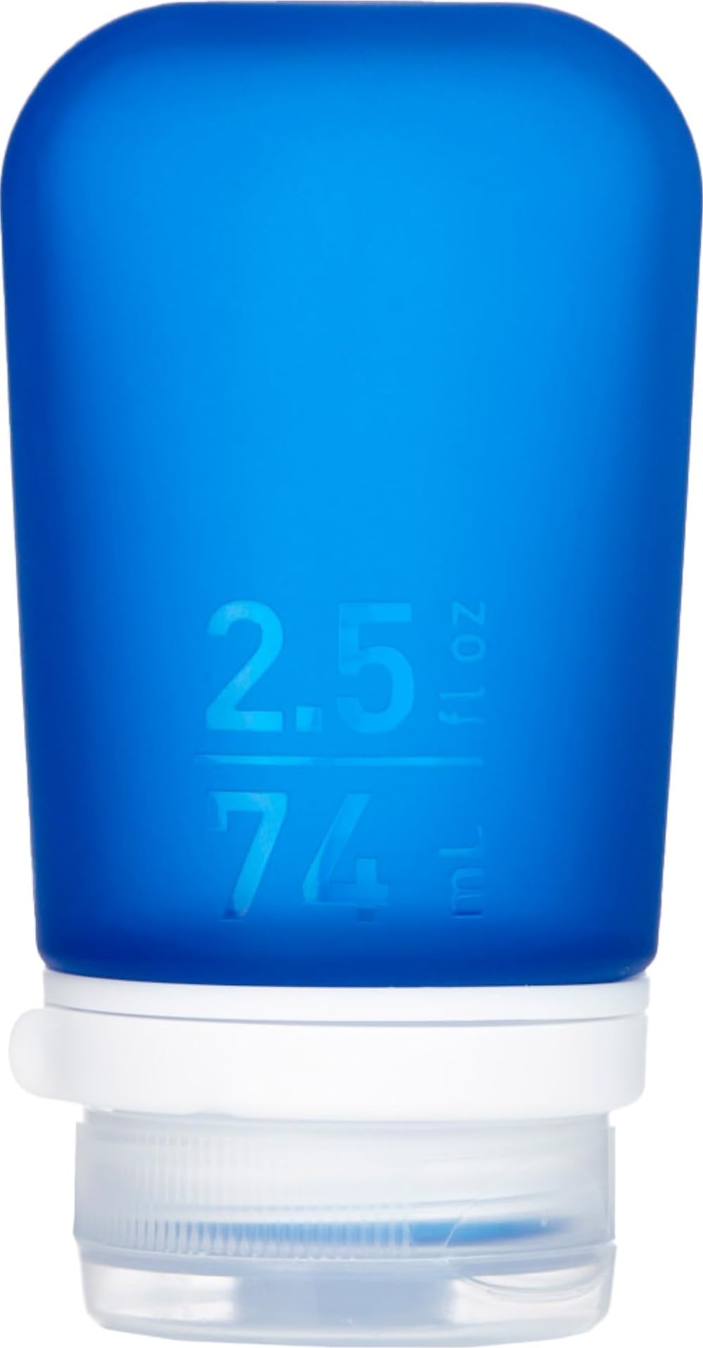 humangear GoToob+ (Small) | Refillable Silicone Travel Bottle | Locking Lid | Food-Safe Material | Clear, Small (1.7 fl.oz; 53ml)