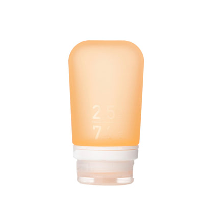 humangear GoToob+ (Small) | Refillable Silicone Travel Bottle | Locking Lid | Food-Safe Material | Clear, Small (1.7 fl.oz; 53ml)
