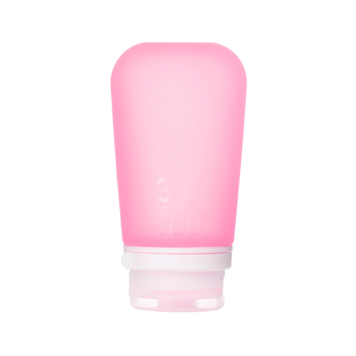 humangear GoToob+ (Small) | Refillable Silicone Travel Bottle | Locking Lid | Food-Safe Material | Clear, Small (1.7 fl.oz; 53ml)