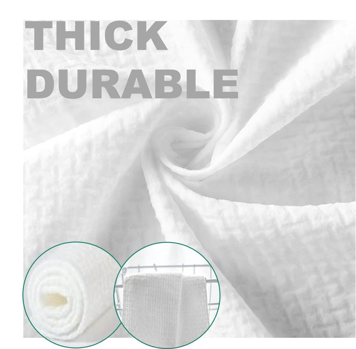 QUALIALL Premium Compressed Towels, Pure Cotton Portable Washcloth for Camping or Travel…