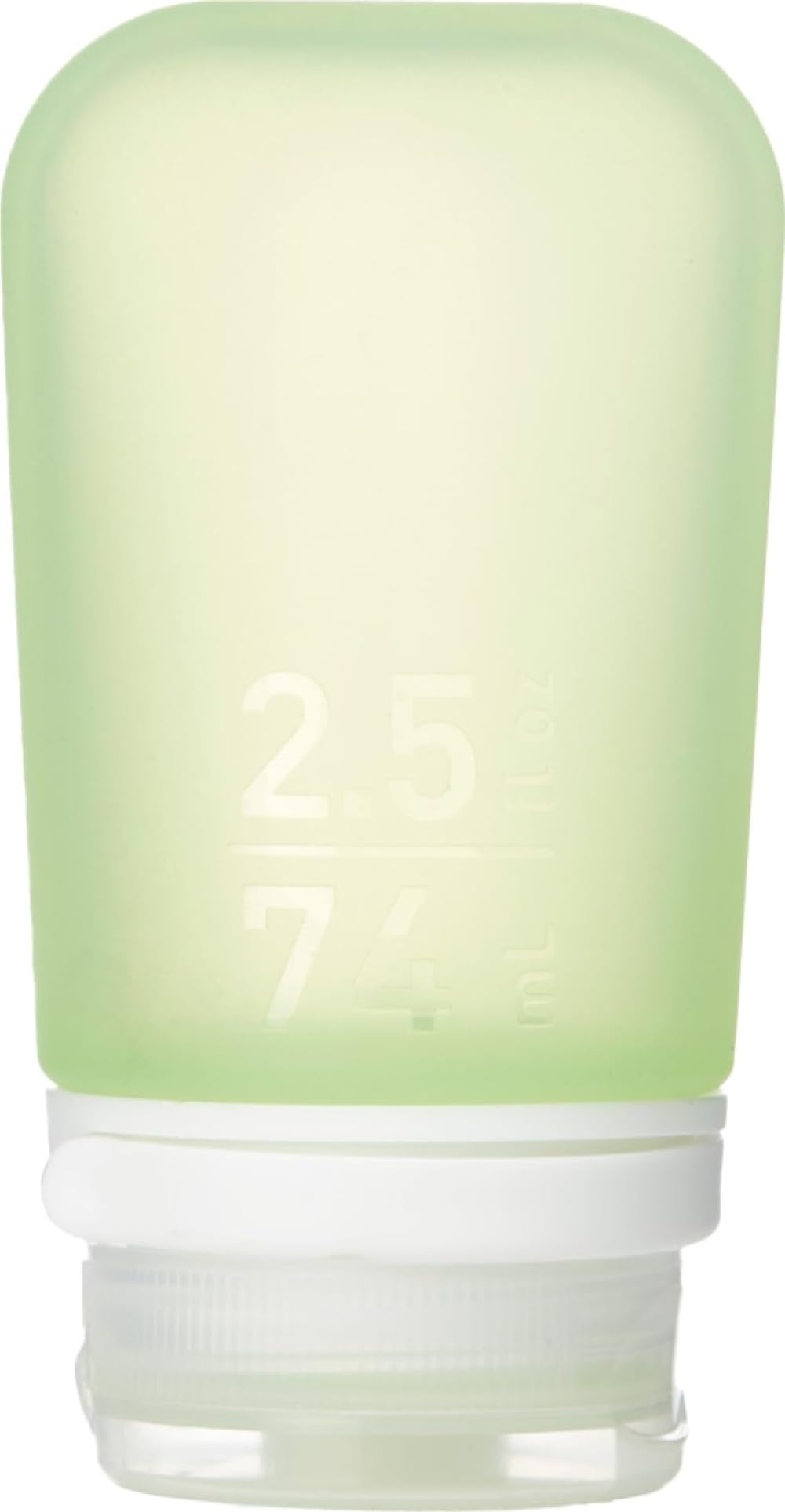 humangear GoToob+ (Small) | Refillable Silicone Travel Bottle | Locking Lid | Food-Safe Material | Clear, Small (1.7 fl.oz; 53ml)
