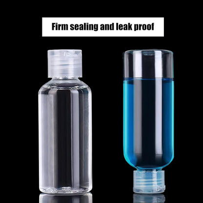 DNSEN 5 Pack 3.4oz Empty Plastic Travel Bottles for Toiletries
