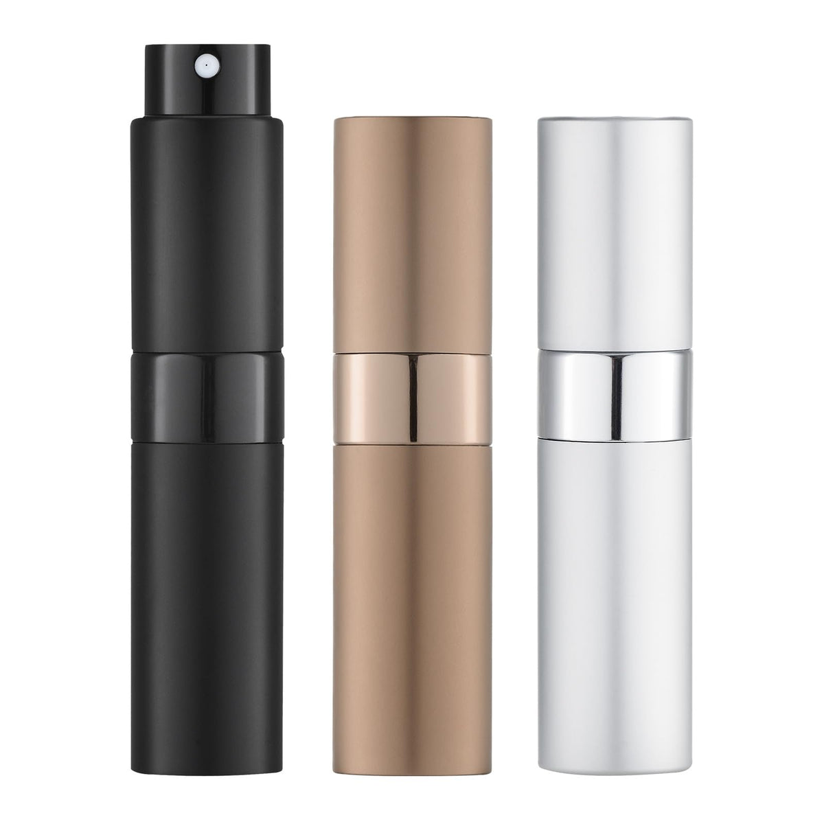 LISAPACK 8ml Travel Perfume Bottle Refillable, 3 PCS Cologne Atomizer Spray