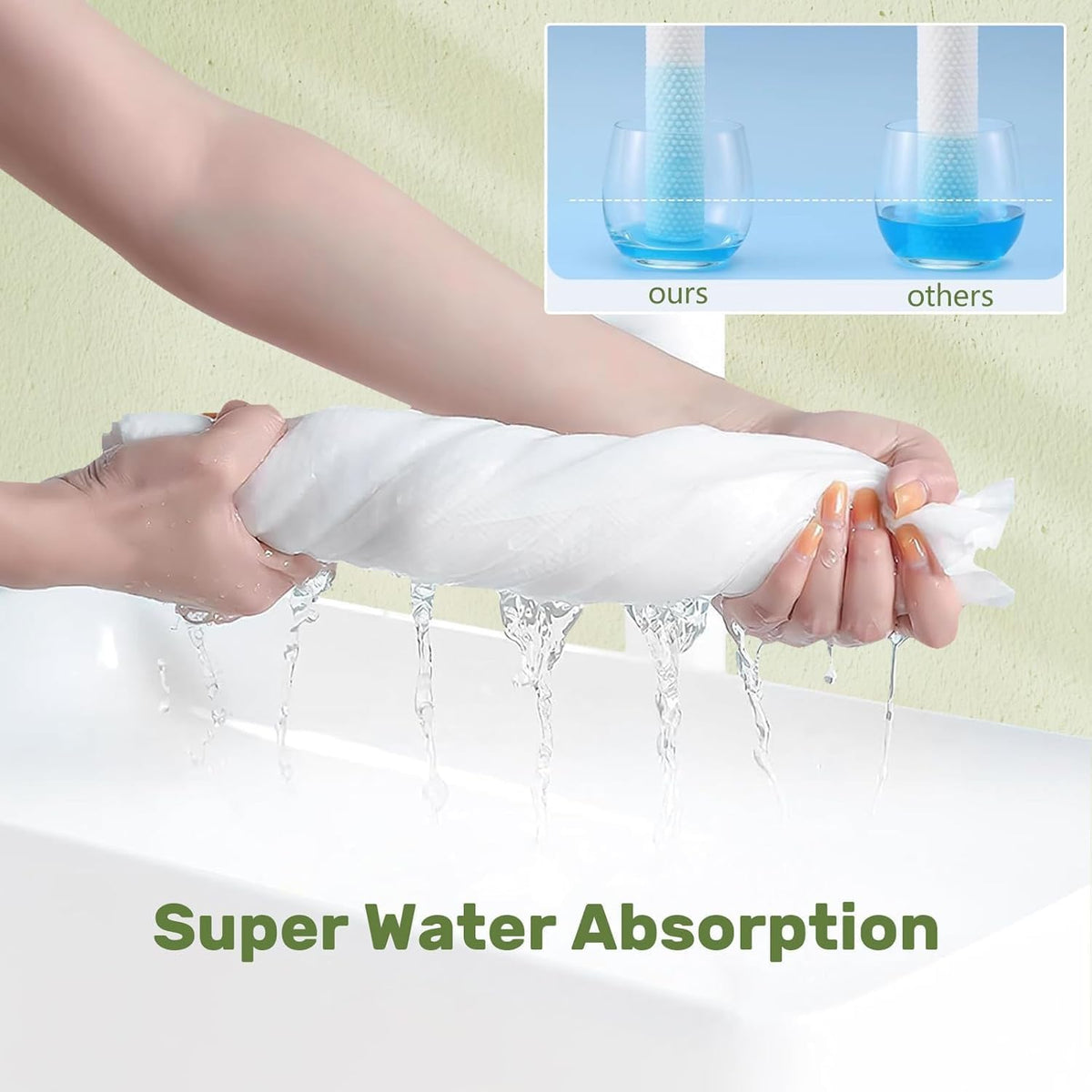 Disposable Bath Towels, 10-Pack Premium Compressed Towels Large,56x28 Inches, Large Reusable Travel Towels for Camping, Sports, Beach, Swimming