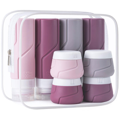 15 Pack Travel Bottles for Toiletries,Silicone Toiletry Containers,Colorful