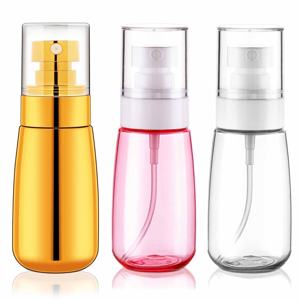 Cosywell Travel Spray Bottle TSA Approved 2oz 3 PCS Fine Mist Spray Bottles