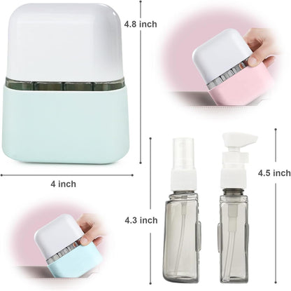 Travel Bottle Set, 8 Pack TSA Approved Travel Size Bottles, Travel Containers Dispenser, Travel Shampoo Bottles for Cosmetic Conditioner and Lotion