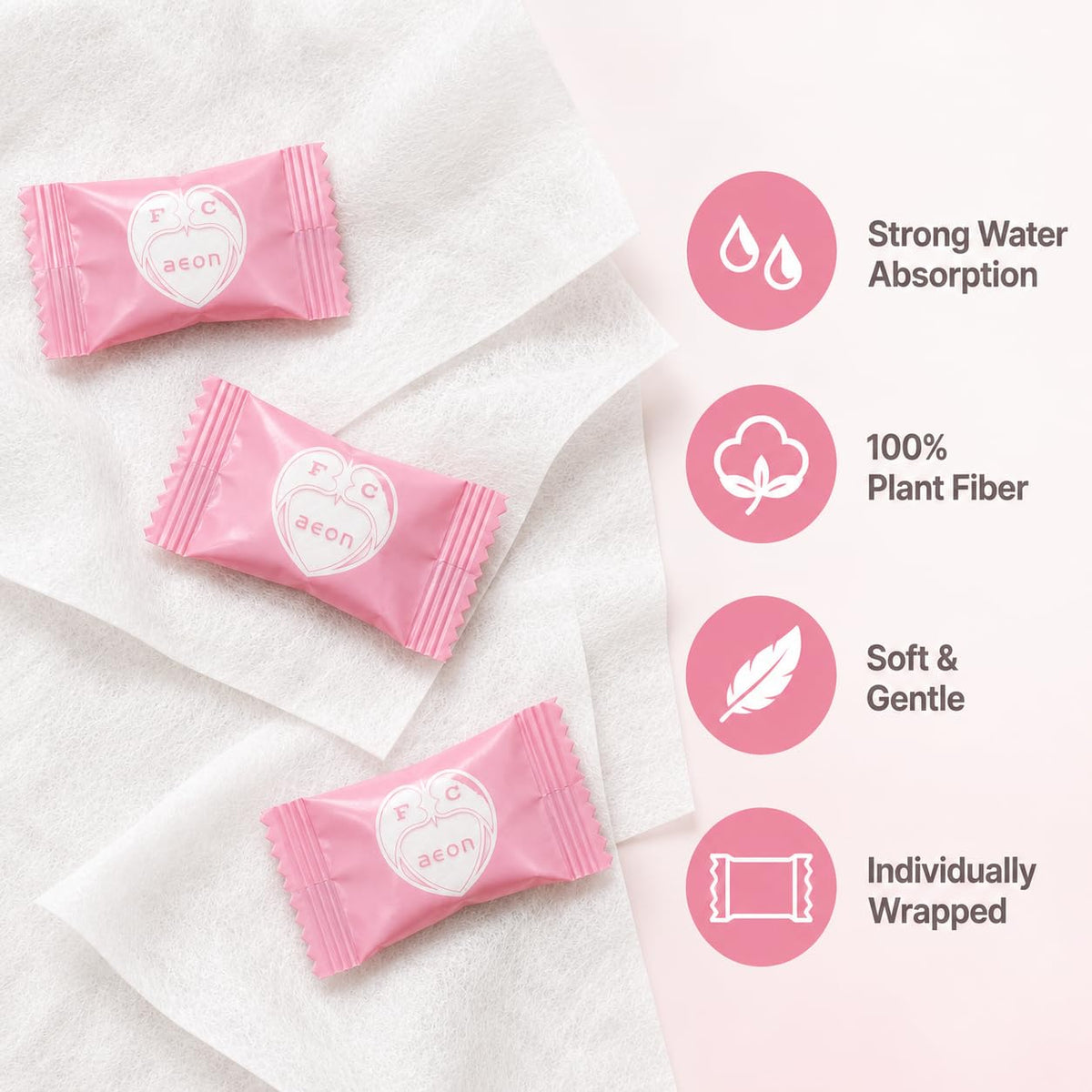 Compressed Towel Tablets, 100 Count Disposable Washcloths for Travel