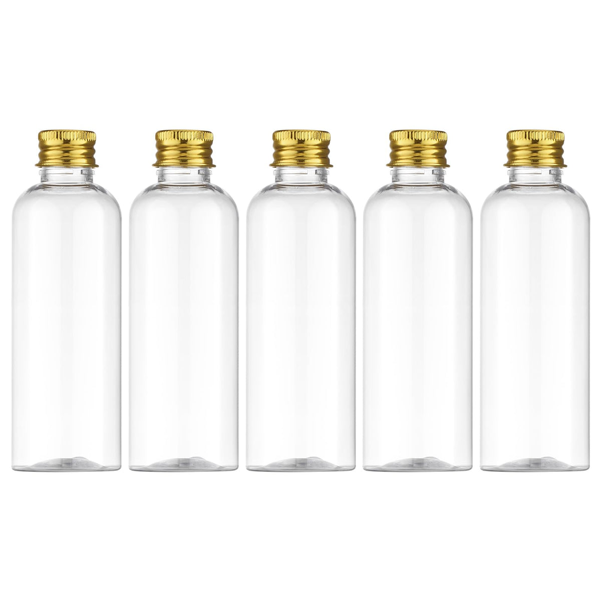 Tekson Travel Bottles for Toiletries, 3.4oz Mouthwash Container, Screw Top
