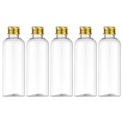 Tekson Travel Bottles for Toiletries, 3.4oz Mouthwash Container, Screw Top