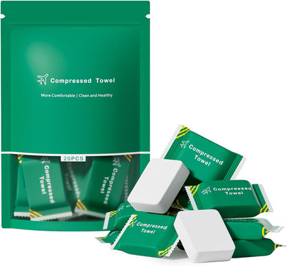 20 Pcs Disposable Towel Compressed Towel, Disposable Compressed Face Towel