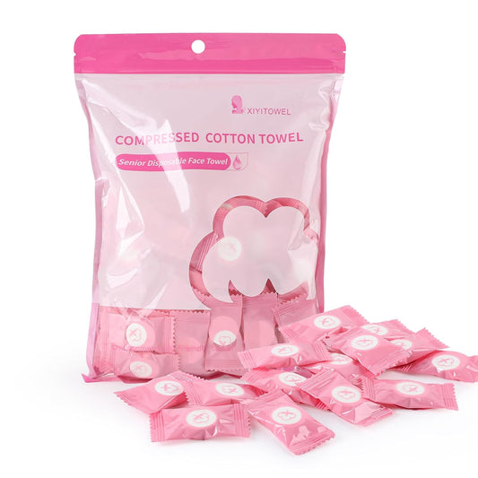 100Pcs Disposable Compressed Towels Tablets, Portable Cotton Face Cloths