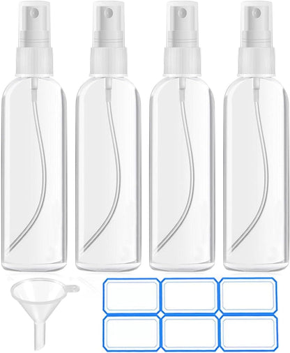 DTDNZKN 4 Pack 3.4 Oz (100ml) TSA Approved Travel Bottles