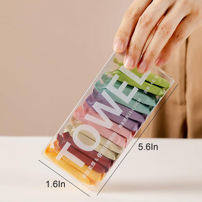 WUWEOT 140 Pack Compressed Towels Tablets, Disposable Face Compressed Towels, 11x9.5 Inches Soft Wipe Face Washcloths, Portable Coin Tissue for Outdoor Travel Camping Hiking Sport Hotel Beauty Salon