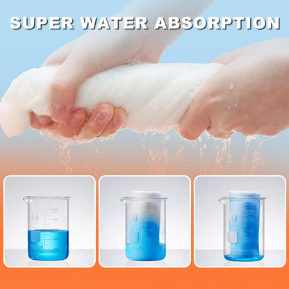 6Pcs Disposable Bath Towels: Thick, Absorbent. Travel Camping Gym Hotel Kit