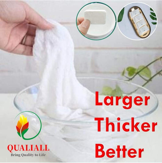 Premium Compressed Towel Tablet, Disposable Washcloths, Pure Cotton, 20PCS