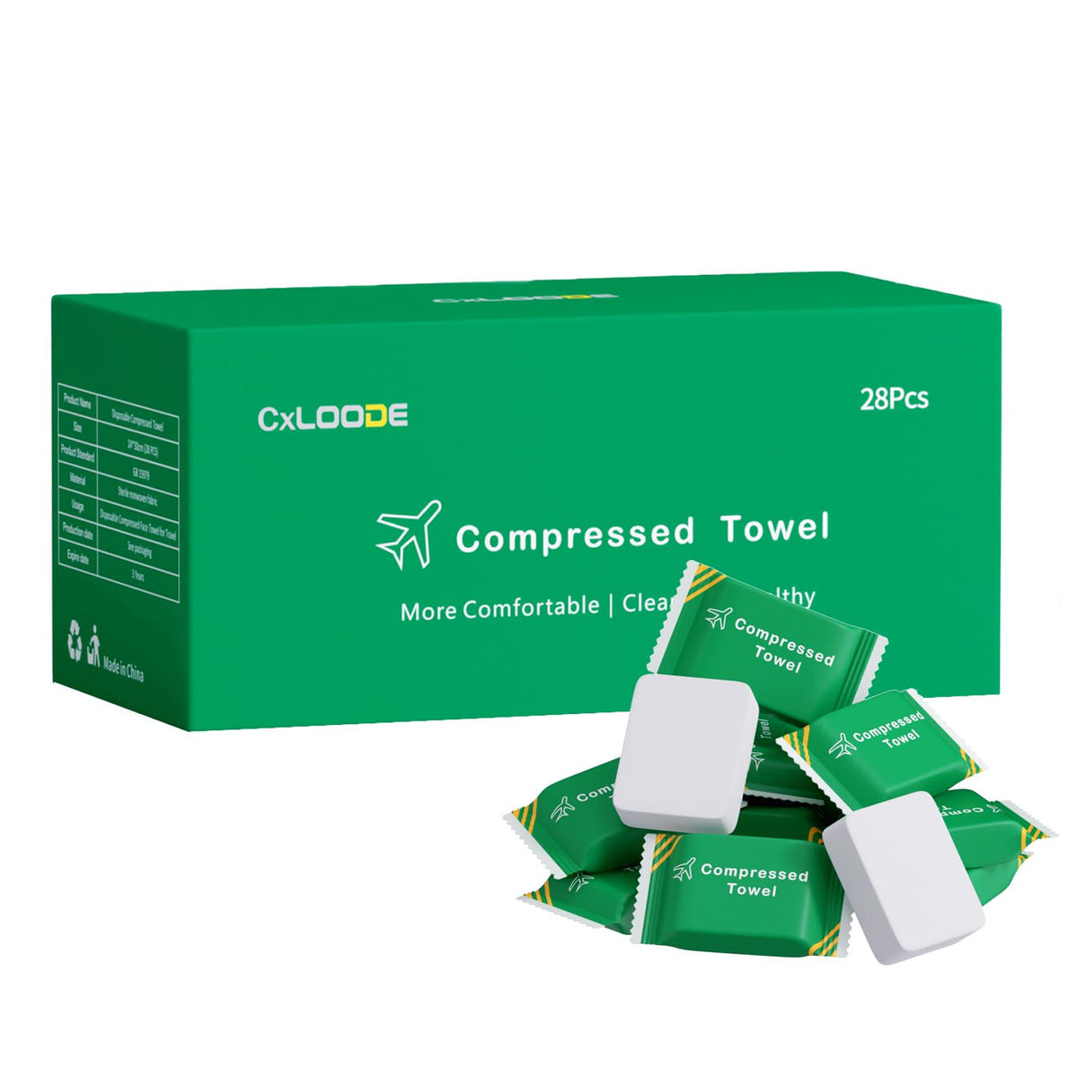 20 Pcs Disposable Towel Compressed Towel, Disposable Compressed Face Towel