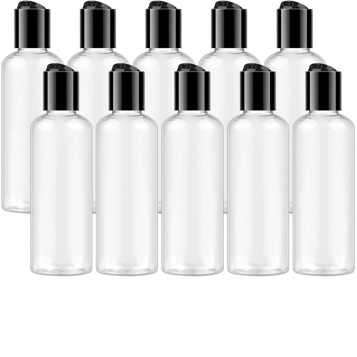 TUZAZO 10 Pack 3.4 oz Travel Bottles TSA Approved for Toiletries