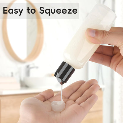 TUZAZO 10 Pack 3.4 oz Travel Bottles TSA Approved for Toiletries