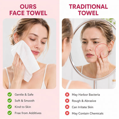 Compressed Towel Tablets, 100 Count Disposable Washcloths for Travel