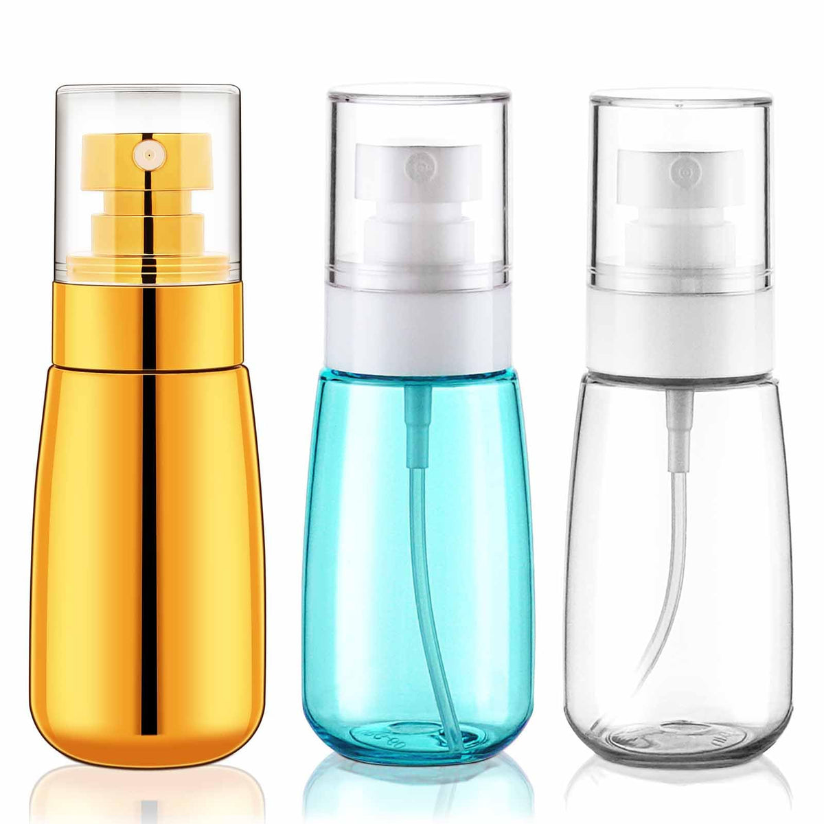 Cosywell Travel Spray Bottle TSA Approved 2oz 3 PCS Fine Mist Spray Bottles