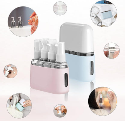 Travel Bottle Set, 8 Pack TSA Approved Travel Size Bottles, Travel Containers Dispenser, Travel Shampoo Bottles for Cosmetic Conditioner and Lotion
