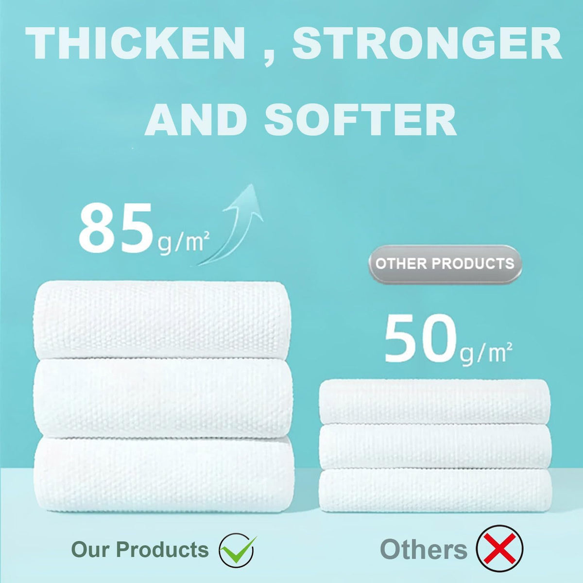 30 Pack Disposable Washcloths for Travel Compressed Towels Tablets