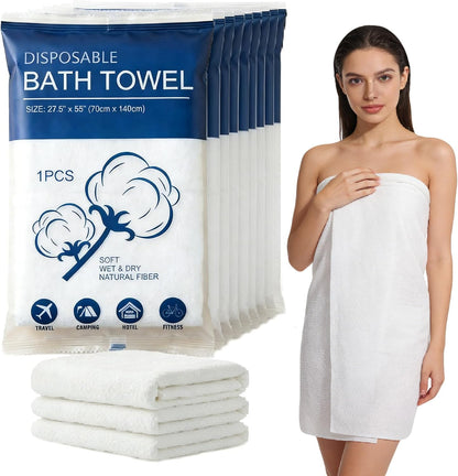 Disposable Bath Towels for Travel Thicken Soft Quick Dry 20 Pack