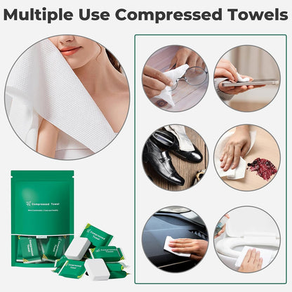 20 Pcs Disposable Towel Compressed Towel, Disposable Compressed Face Towel