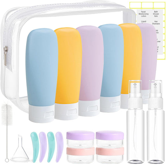 DEWSENSI 20 Pack Travel Bottles Set for Toiletries