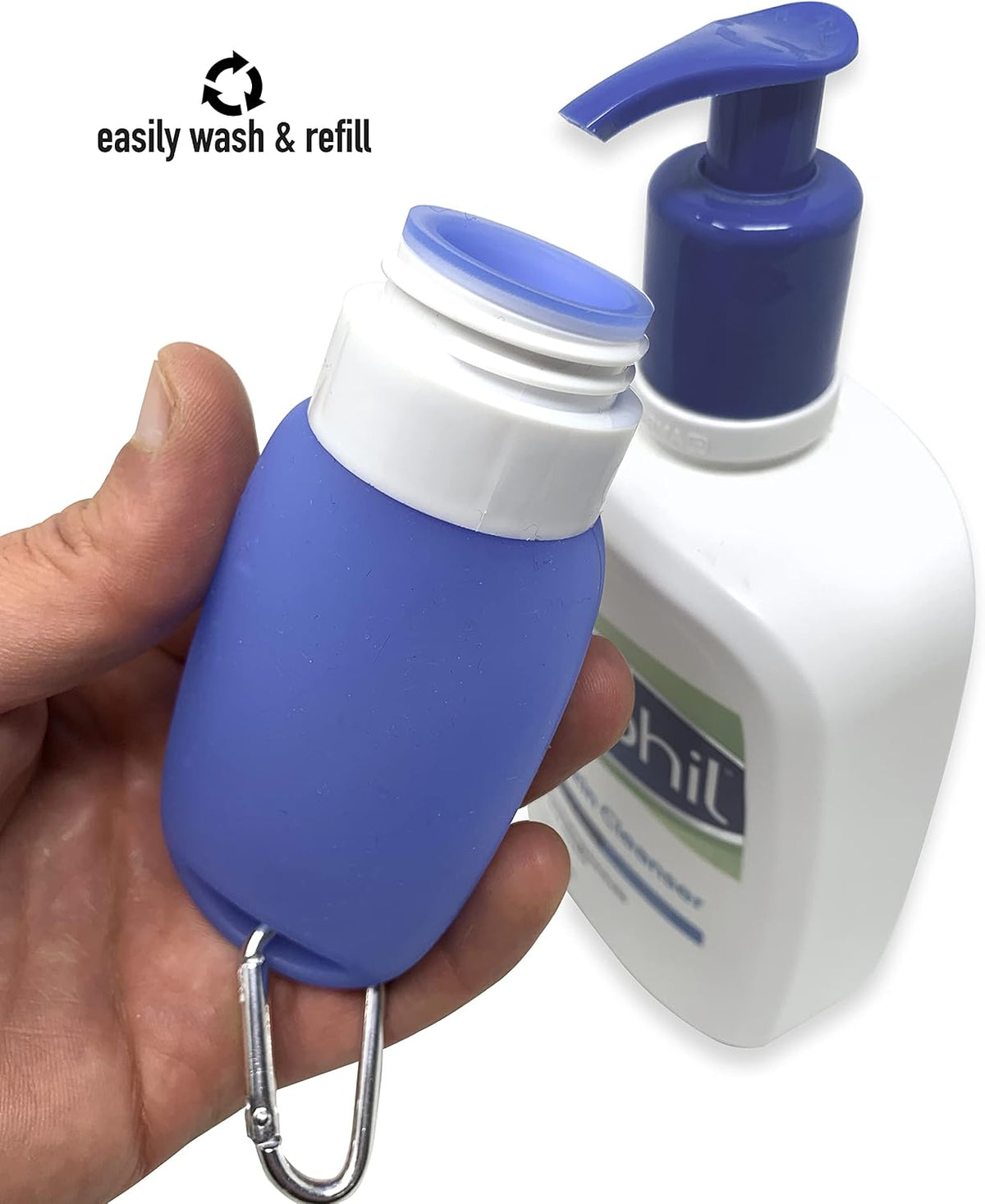 Cruise On Silicone Travel Bottle Set, TSA-Approved, Leak-Proof, 4-Piece
