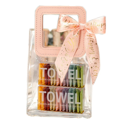 Compressed Towel Tablet Portable Face Towel Washcloth (28 Pack)