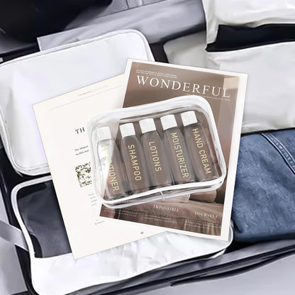 5 Pack Travel Bottles for Toiletries, 3.4oz TSA Approved Travel Containers