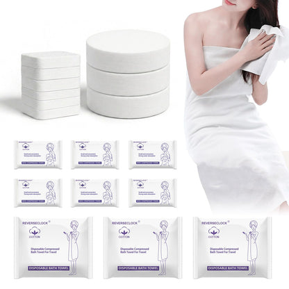 27 Pack Disposable Compressed Towels Set for Travel Portable Washcloths