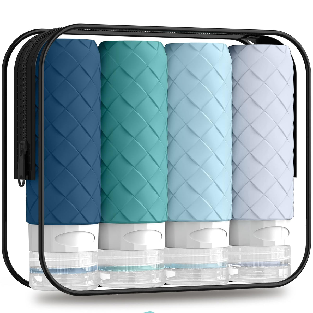 Silevoler Travel Bottles for Toiletries, TSA-Approved Travel Size Container