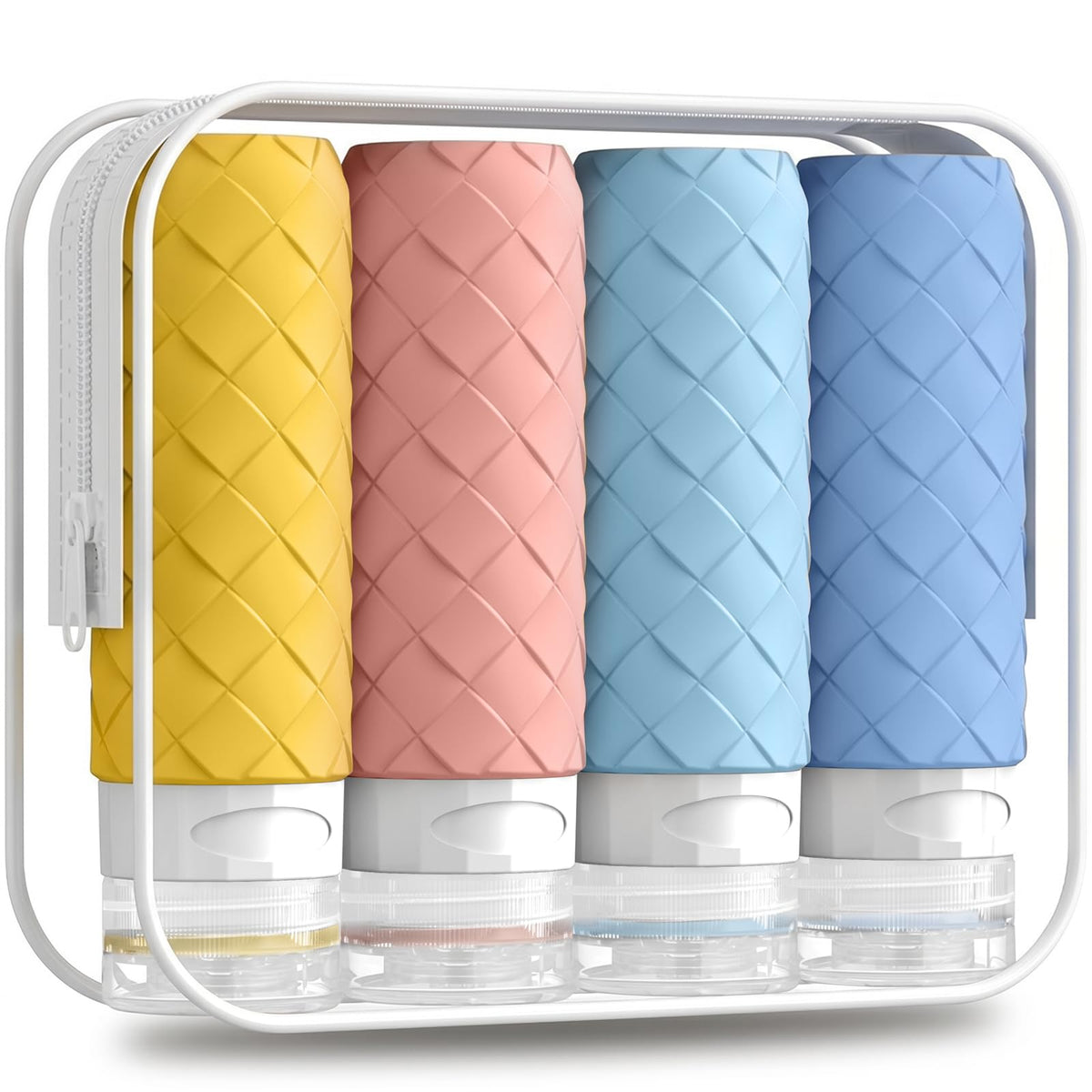 Silevoler Travel Bottles for Toiletries, TSA-Approved Travel Size Container