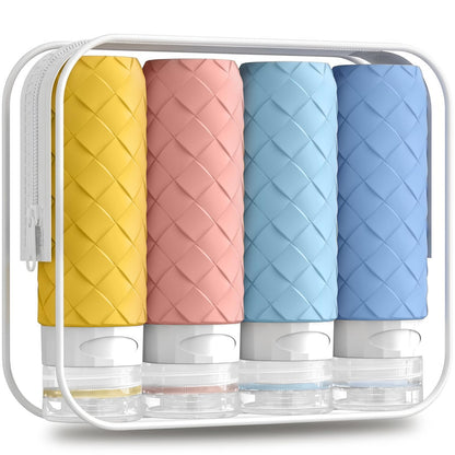 Silevoler Travel Bottles for Toiletries, TSA-Approved Travel Size Container